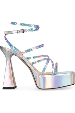 Mach & Mach 140mm Pvc Leather Sandals