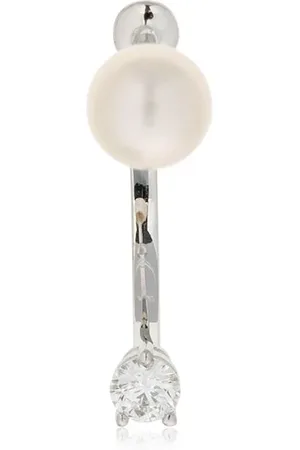 DELFINA DELETTREZ Dot Diamond Mono Earring