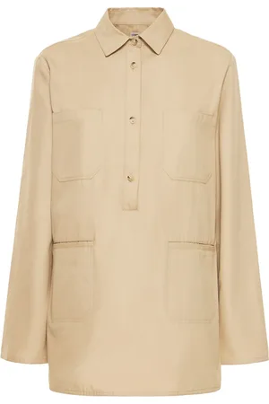 Totême Cotton Twill Shirt W/pockets
