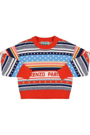 Kenzo Cotton Blend Knit Sweater