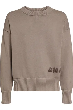 Ami Ami Cotton & Wool Crewneck Sweater