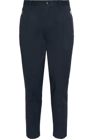Etro Cotton Blend Zipped Pocket Pants