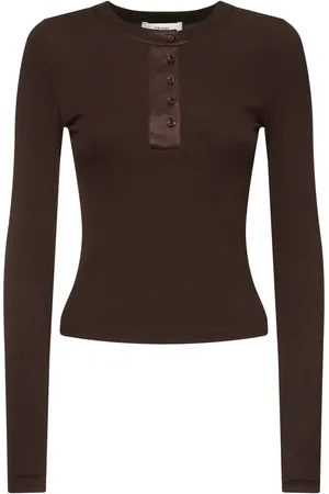 Frame The Satin Trim T-shirt