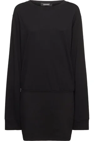 Dsquared2 Printed Cotton Jersey Mini Dress