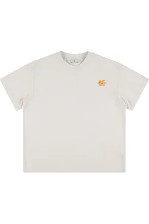 Etro Embroidered Cotton Jersey T-shirt