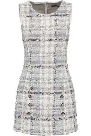 Dolce & Gabbana Lurex Tweed Mini Dress