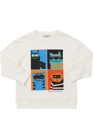 Stella McCartney Printed Cotton Crewneck Sweatshirt