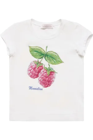 MONNALISA Printed Cotton Jersey T-shirt