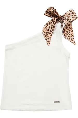 MONNALISA Milano Stitch Top W/ Bow