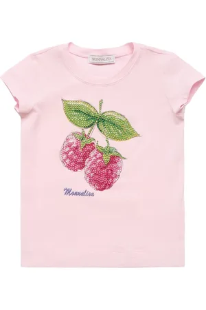 MONNALISA Printed Cotton Jersey T-shirt