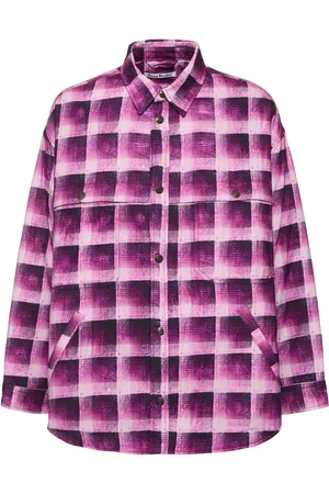 Acne Studios Osadia Printed Flannel Padded Overshirt