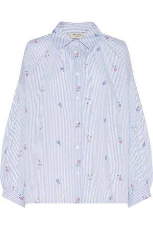 Max Mara Gilly Embroidered Poplin Shirt