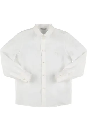 Dolce & Gabbana Cotton Poplin Shirt W/logo