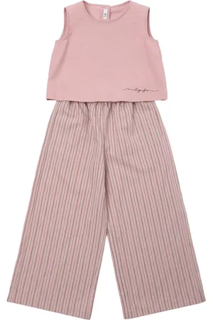 Il gufo Viscose Blend Top & Pants
