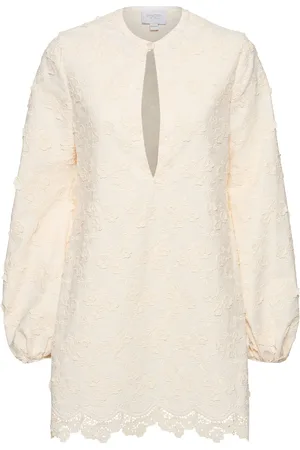 Giambattista Valli Embroidered Poplin Mini Dress