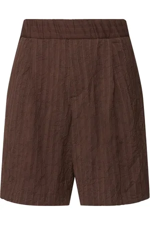 DRIES VAN NOTEN Plato Loose Fit Pleated Shorts