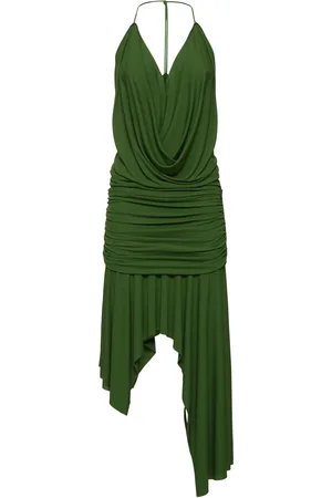 Acne Studios Dikata Fluid Viscose Jersey Midi Dress
