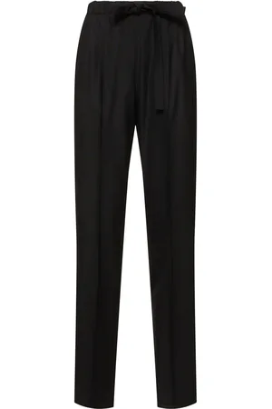 Max Mara Edere Wool Blend Pants W/ Belt