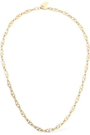 VALENTINO GARAVANI Toile Iconographe Collar Necklace