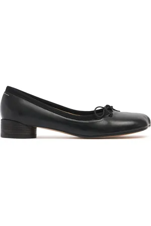 Maison Margiela 30mm Leather Ballet Shoes