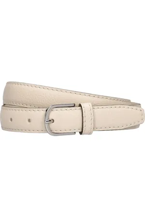 Totême Slim Grain Leather Belt