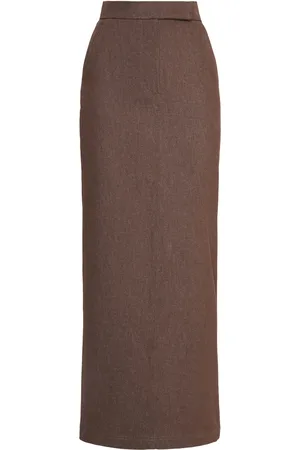 Max Mara Pianosa Denim Effect Skirt