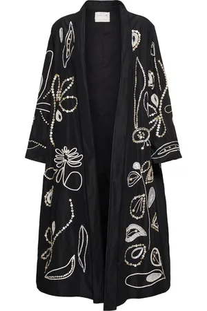 FORTE FORTE Pearl Suite Embroidered Taffeta Coat