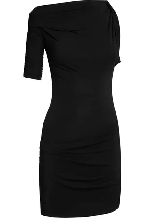 Jacquemus La Mini Robe Drapeado Jersey Dress