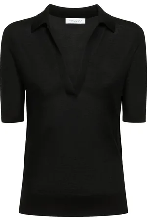 GABRIELA HEARST Frank Cashmere & Silk Knit Polo Sweater