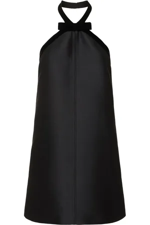 Tom Ford Wool & Silk Crepe Halter Neck Top