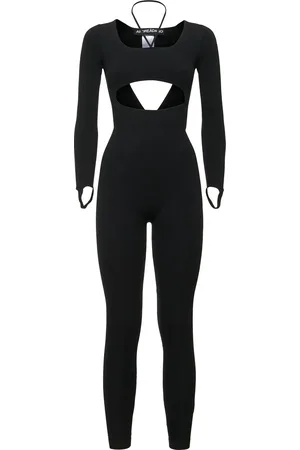 ANDREADAMO Sculpting Jersey Cut-out Jumpsuit