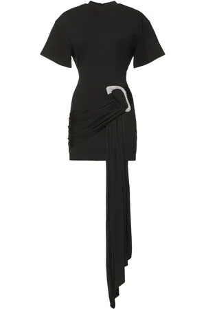 DAVID KOMA Embellished Jersey Mini Dress