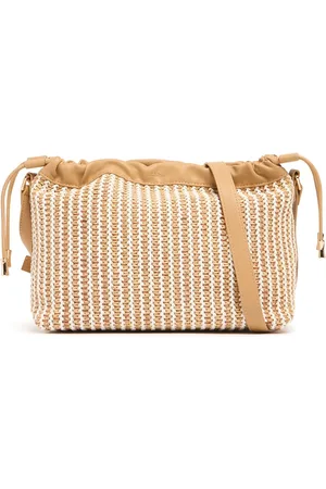 A.P.C. Ninon Raffia Effect Clutch