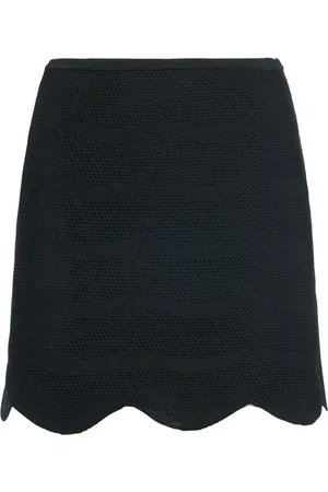 Tom Ford Silk & Cotton Mesh Mini Skirt