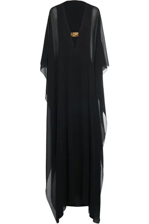 Tom Ford Deep V-neck Silk Georgette Long Dress