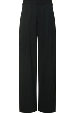 St Agni Adjustable Pleated Wool Pants