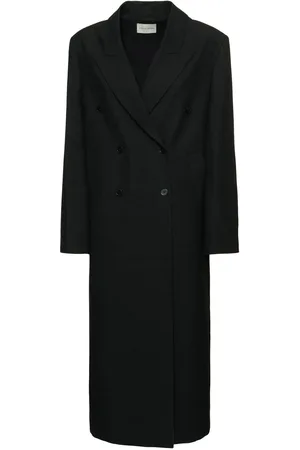 Loulou Studio Temo Double Breast Viscose Coat