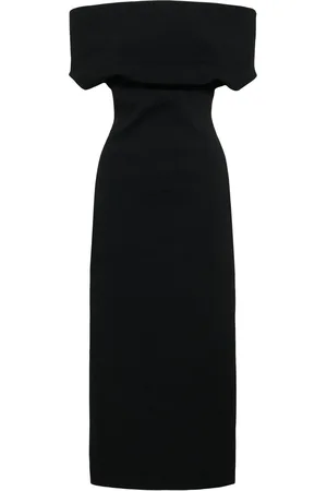 Totême Double Knit Viscose Blend Midi Dress