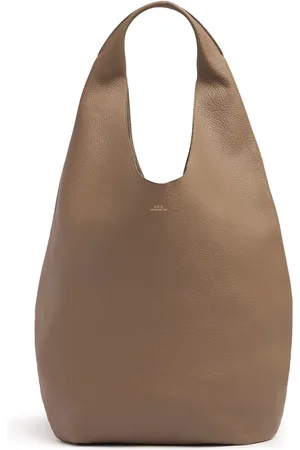 A.P.C. Le Neige Grain Leather Tote Bag