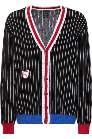 INBETWEENERS Unisex Striped Cotton Cardigan