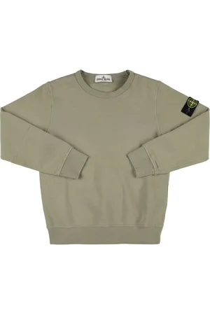 Stone Island Cotton Jersey Crewneck Sweatshirt