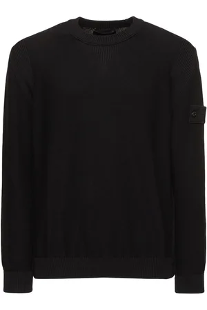 Stone Island Crewneck Cotton & Cashmere Sweatshirt