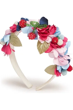 MONNALISA Fruit & Flower Appliqué Headband