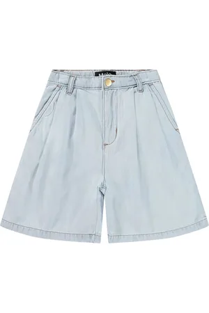 Molo Cotton Blend Denim Shorts