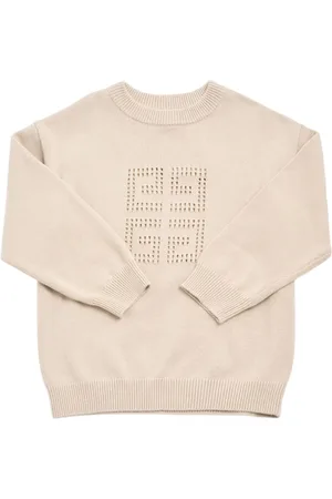 Givenchy Embellish Cotton & Cashmere Knit Sweater