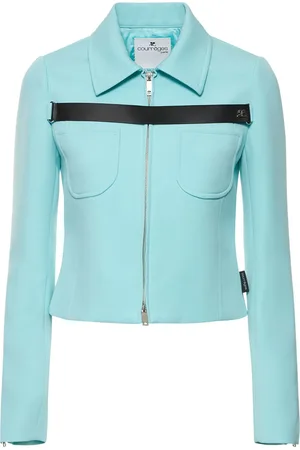 Courrèges Twill Jacket W/ Strap