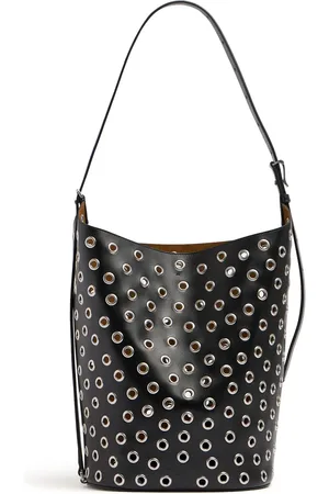 Proenza Schouler Brant Studded Smooth Leather Bucket Bag