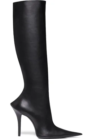 Balenciaga 110mm Witch Leather Boots