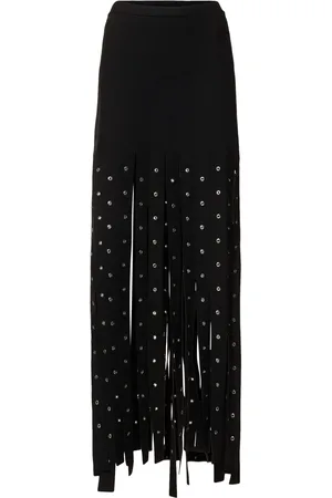 Proenza Schouler Effe Embellished Viscose Blend Skirt