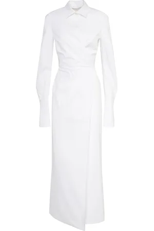 Max Mara Balzac Washed Cotton Twill Shirt Dress